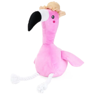 ZippyPaws Playful Pal Freya the Flamingo