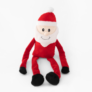 ZippyPaws Holiday Crinkle Santa Extra Large