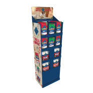 Blue Dog Holiday Santa Snacks Filled Displayer 58 pc